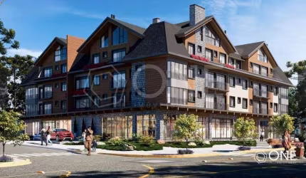 Apartamento com 1 quarto à venda na Avenida Das Hortênsias, 1200, Centro, Gramado por R$ 1.390.000
