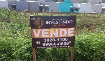 TERRENO NO JARDIM COOPAGRO, PROXIMO A AREA DE RESERVA TOLEDO - PR