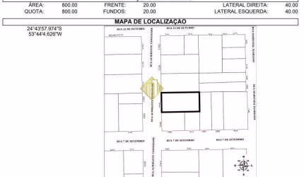 Lote à venda, Centro - Toledo/PR