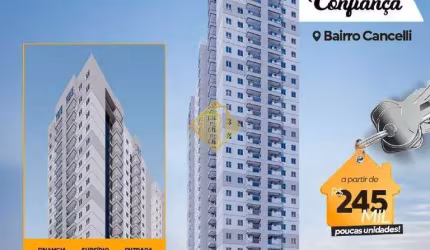 Apartamento à venda, 2 quartos, 1 suíte, Cancelli - Cascavel/PR
