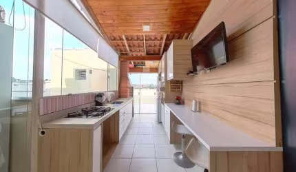 Cobertura com 2 quartos à venda na Rua Purús, Parque João Ramalho, Santo André, 110 m2 por R$ 350.000