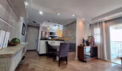Apartamento com 2 quartos à venda na Rua Andradina, Vila Valparaíso, Santo André, 68 m2 por R$ 550.000