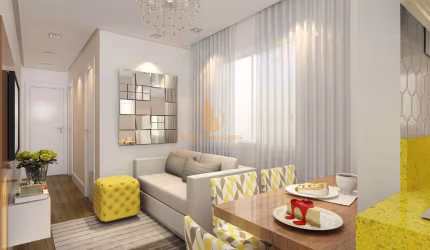 Apartamento com 2 quartos à venda na Rua Odorinda, Vila Guarani, Santo André, 46 m2 por R$ 275.000