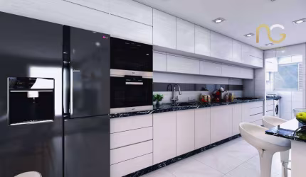 Apartamento com 2 dormitórios à venda, 79 m² por R$ 719.190,00 - Boqueirão - Praia Grande/SP