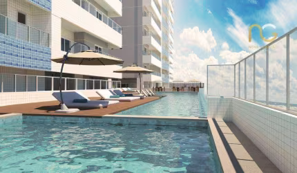 Apartamento com 2 dormitórios à venda, 102 m² por R$ 630.000,00 - Ocian - Praia Grande/SP