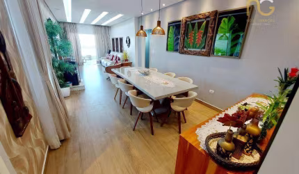 Apartamento com 4 dormitórios à venda, 213 m² por R$ 3.300.000,00 - Canto do Forte - Praia Grande/SP