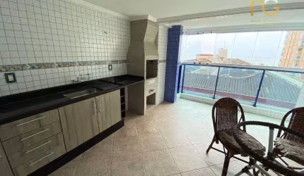 Apartamento com 3 dormitórios à venda, 160 m² por R$ 800.000,00 - Boqueirão - Praia Grande/SP