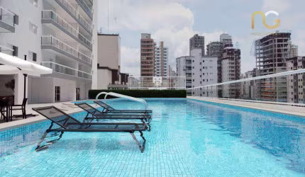 Apartamento com 2 dormitórios à venda, 83 m² por R$ 683.552,00 - Aviação - Praia Grande/SP