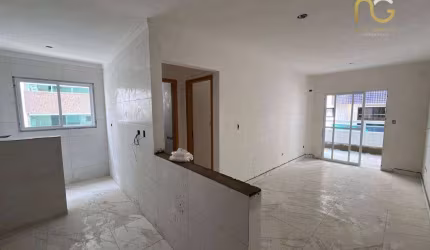 Apartamento com 1 dormitório à venda, 51 m² por R$ 339.000,00 - Vila Guilhermina - Praia Grande/SP