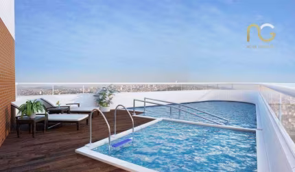 Apartamento com 1 dormitório à venda, 46 m² por R$ 350.000,00 - Vila Caiçara - Praia Grande/SP