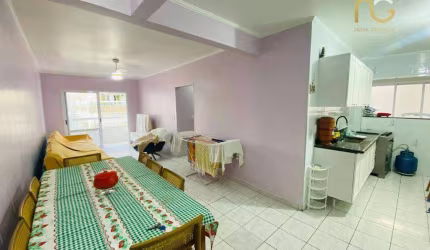 Apartamento com 2 dormitórios à venda, 77 m² por R$ 389.000,00 - Vila Assunção - Praia Grande/SP