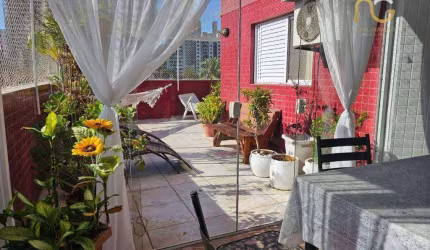 Apartamento Garden com 2 dormitórios à venda, 102 m² por R$ 649.000,00 - Canto do Forte - Praia Grande/SP