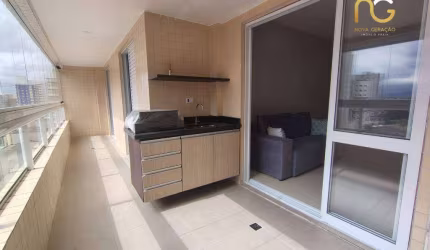 Apartamento com 2 dormitórios à venda, 84 m² por R$ 600.000,00 - Aviação - Praia Grande/SP
