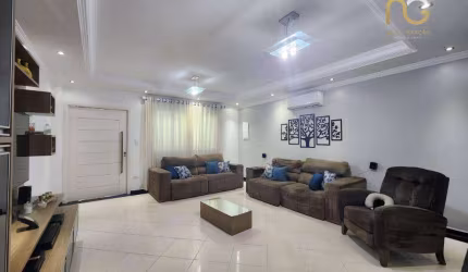 Sobrado com 3 dormitórios à venda, 121 m² por R$ 630.000,00 - Balneário Pires - Praia Grande/SP