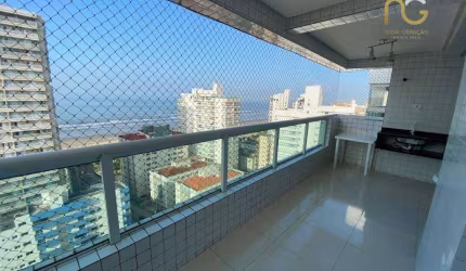 Apartamento com 3 dormitórios à venda, 107 m² por R$ 960.000,00 - Aviação - Praia Grande/SP