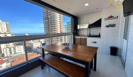 Apartamento com 3 dormitórios à venda, 116 m² por R$ 950.000,00 - Tupi - Praia Grande/SP