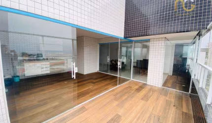 Apartamento Duplex com 3 dormitórios à venda, 157 m² por R$ 1.000.000,00 - Vila Guilhermina - Praia Grande/SP