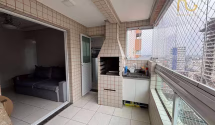 Apartamento com 3 dormitórios à venda, 100 m² por R$ 650.000,00 - Aviação - Praia Grande/SP
