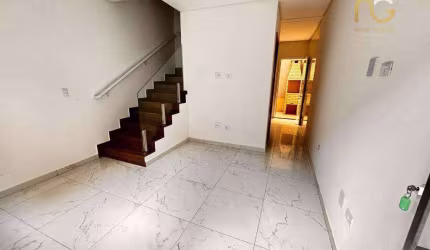 Casa com 2 dormitórios à venda, 53 m² por R$ 430.000,00 - Vila Assunção - Praia Grande/SP