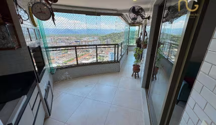Apartamento com 2 dormitórios à venda, 102 m² por R$ 1.150.000,00 - Canto do Forte - Praia Grande/SP