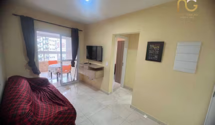 Apartamento com 1 dormitório à venda, 50 m² por R$ 375.000,00 - Vila Guilhermina - Praia Grande/SP
