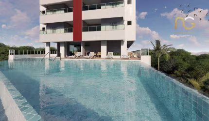 Apartamento com 3 dormitórios à venda, 111 m² por R$ 860.000,00 - Vilamar - Praia Grande/SP