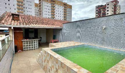 Sobrado com 3 dormitórios à venda, 137 m² por R$ 1.040.000,00 - Boqueirão - Praia Grande/SP