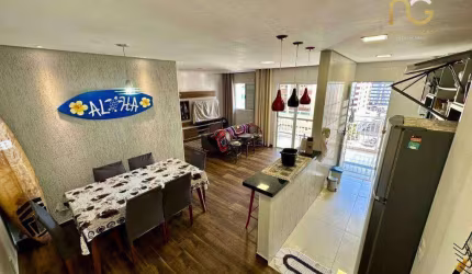 Apartamento com 2 dormitórios à venda, 74 m² por R$ 405.000,00 - Ocian - Praia Grande/SP