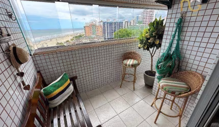 Apartamento com 3 dormitórios à venda, 102 m² por R$ 580.000,00 - Vila Assunção - Praia Grande/SP