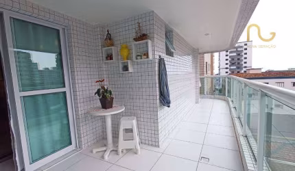Apartamento à venda, 84 m² por R$ 535.000,00 - Tupi - Praia Grande/SP