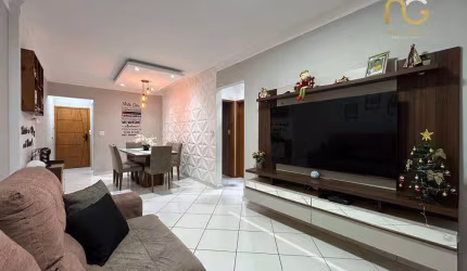 Apartamento com 2 dormitórios à venda, 75 m² por R$ 470.000,00 - Vila Guilhermina - Praia Grande/SP