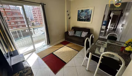 Apartamento com 1 dormitório à venda, 52 m² por R$ 340.000,00 - Tupi - Praia Grande/SP