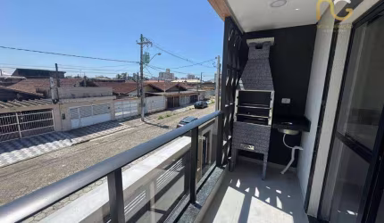Sobrado com 2 dormitórios à venda, 82 m² por R$ 409.900,00 - Mirim - Praia Grande/SP