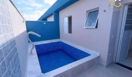 Residencial lado praia, com piscina privativa no Cibratel II! Aceita FGTS como entrada!