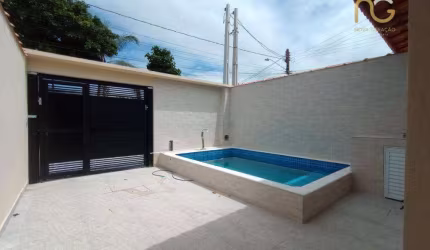Casa nova 3 dorm. lado praia em Agenor de Campos!