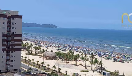 Apartamento a 50 metros da praia com vista mar 01 dormitorio - Vila Tupi/Praia Grande-SP