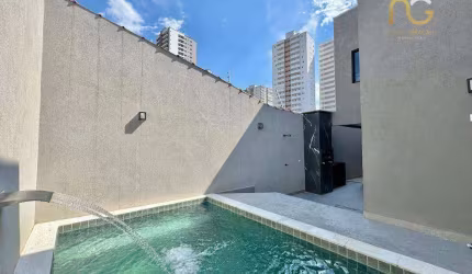 Sobrado com 3 dormitórios à venda, 160 m² por R$ 935.000,00 - Aviação - Praia Grande/SP