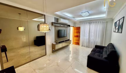 Sobrado com 3 dormitórios à venda, 127 m² por R$ 770.000,00 - Vila Guilhermina - Praia Grande/SP