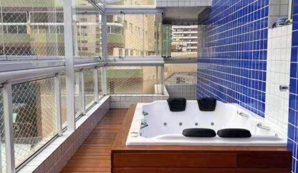Apartamento Garden com 3 dormitórios à venda, 153 m² por R$ 1.499.000,00 - Aviação - Praia Grande/SP