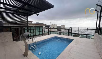 Cobertura com 3 dormitórios à venda, 257 m² por R$ 4.500.000,00 - Canto do Forte - Praia Grande/SP
