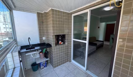Apartamento com 1 dormitório à venda, 47 m² por R$ 335.000,00 - Vila Guilhermina - Praia Grande/SP