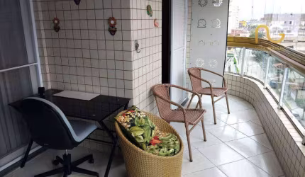 Apartamento Alto Padrão - Total Lazer - 200 metros da Praia - 02 dormitorios 01 suite 02 vagas de garagem - Bairro Avição/Praia Grande-SP