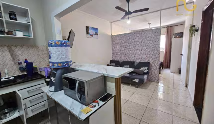 Kitnet com 1 dormitório à venda, 36 m² por R$ 190.000,00 - Mirim - Praia Grande/SP