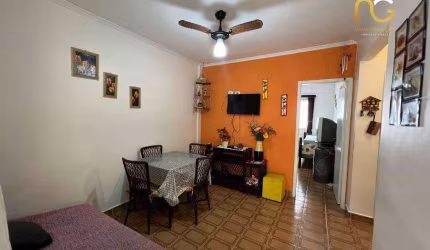 Apartamento com 1 dormitório à venda, 62 m² por R$ 220.000,00 - Caiçara - Praia Grande/SP