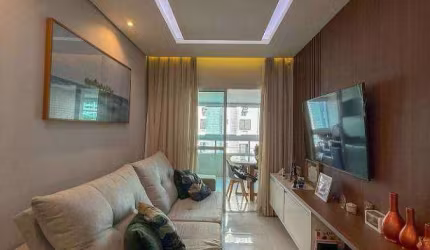 Apartamento com 2 dormitórios à venda, 80 m² por R$ 639.000,00 - Vila Guilhermina - Praia Grande/SP