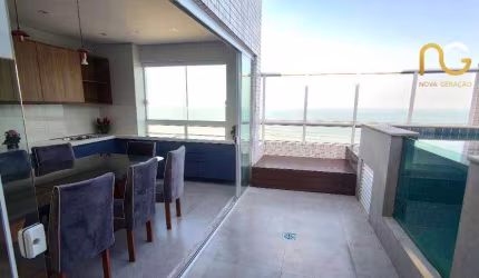 Cobertura Duplex com Piscina e Vista Mar - Alto Padrão - 04 Dormitorios - 03 Vagas de Garagem - 50 mts da Praia - Vila Assunção/Praia Grande-SP