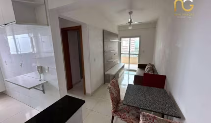 Apartamento com 1 dormitório à venda, 52 m² por R$ 340.000,00 - Vila Guilhermina - Praia Grande/SP