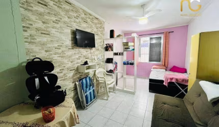 Kitnet com 1 dormitório à venda, 30 m² por R$ 165.000,00 - Mirim - Praia Grande/SP