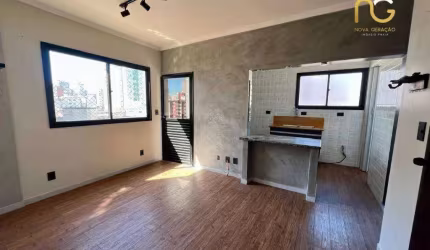 Apartamento com 1 dormitório à venda, 48 m² por R$ 295.000,00 - Vila Guilhermina - Praia Grande/SP