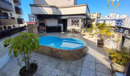 Cobertura com 2 dormitórios à venda, 145 m² por R$ 800.000,00 - Tupi - Praia Grande/SP